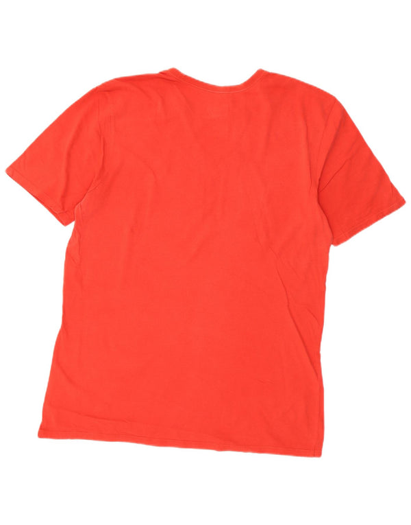 Nike Mens Athletic Cut Graphic T-Shirt Top Large Red Cotton