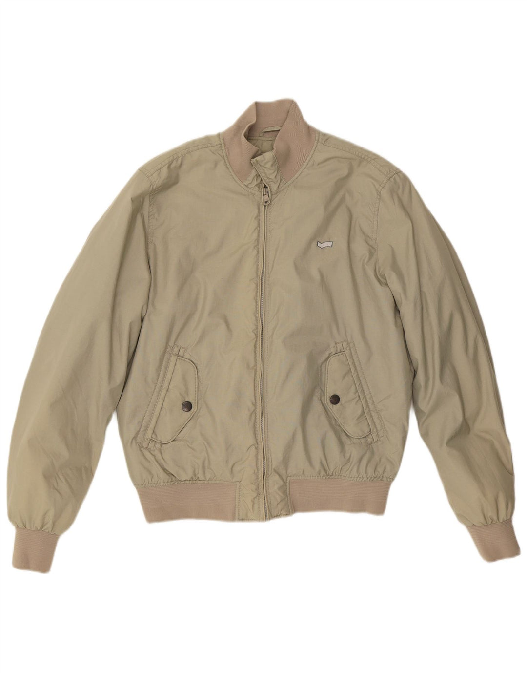 Gas Mens Bomber Jacket UK 38 Medium Khaki