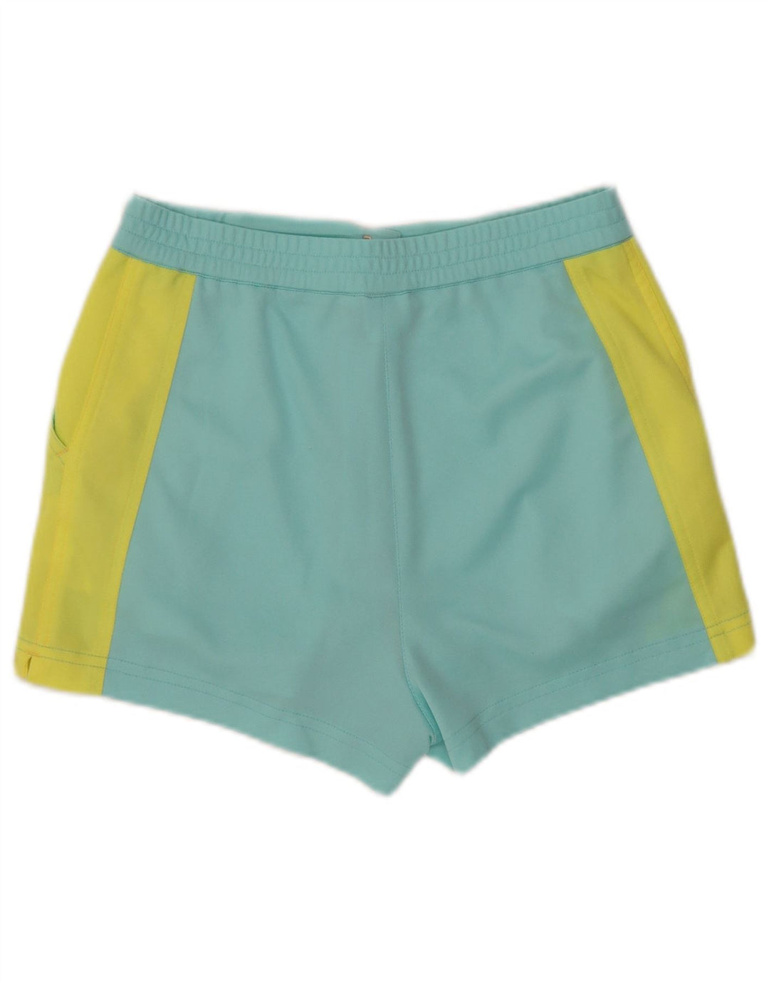 ELLESSE Womens Casual Shorts IT 44 Medium W32 Blue Colourblock Polyester