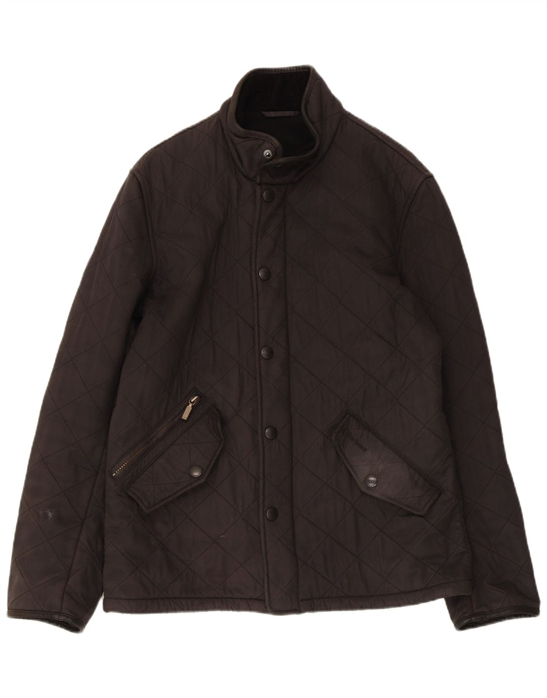 BARBOUR Mens Quilted Jacket UK 36 Small Black