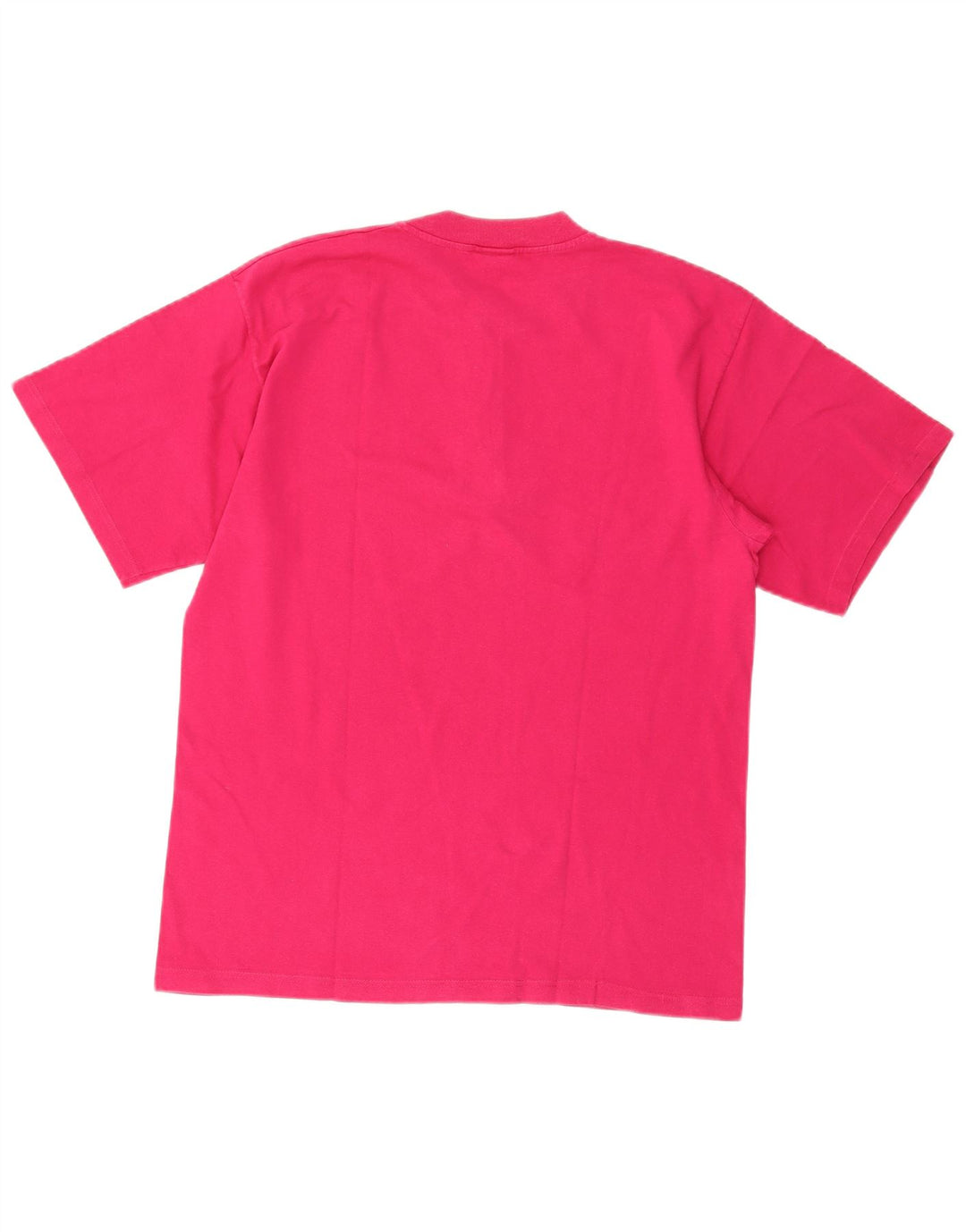 Champion Mens T-Shirt Top Large Pink Cotton