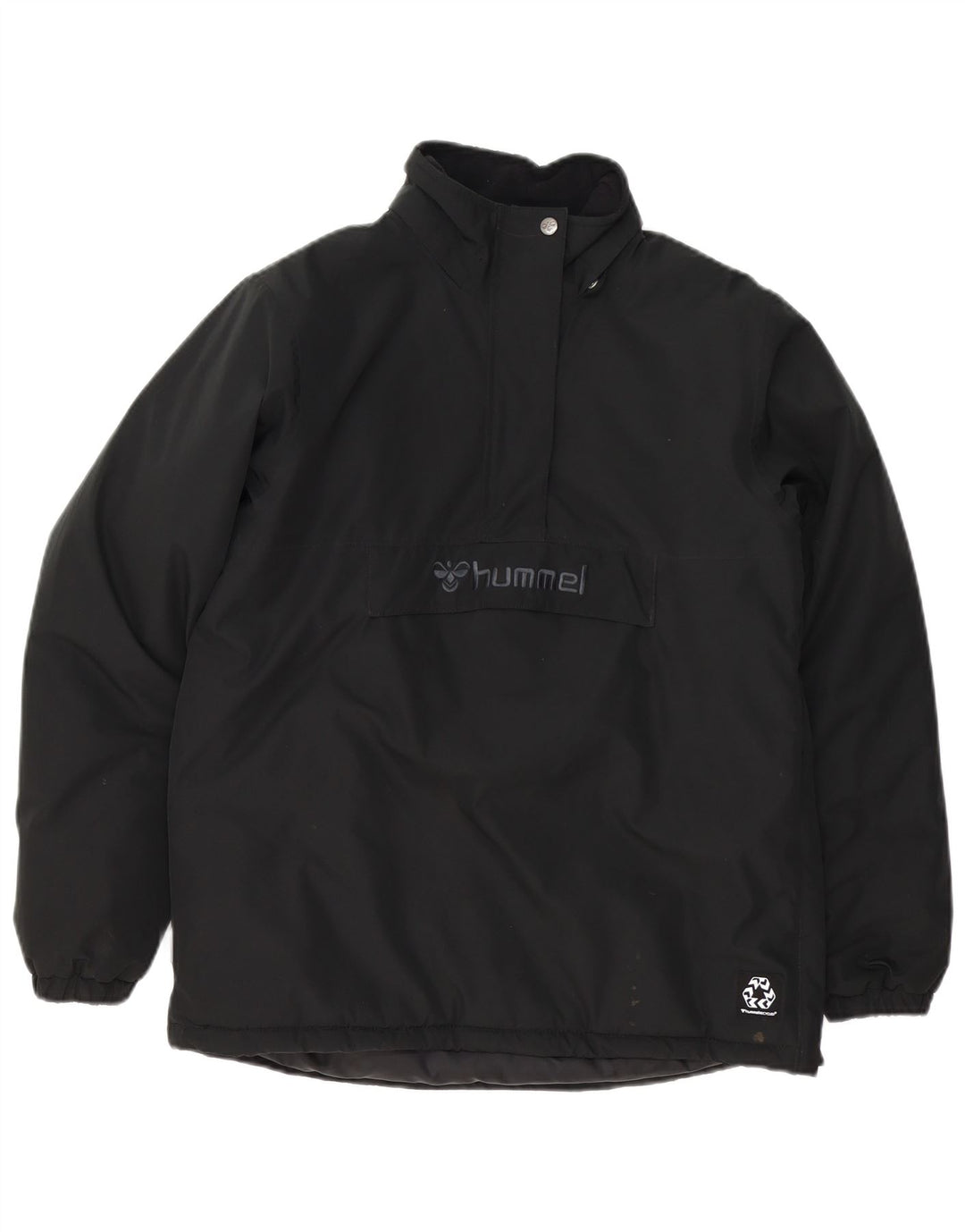 Hummel Boys Graphic Anorak Jacket 13-14 Years Black