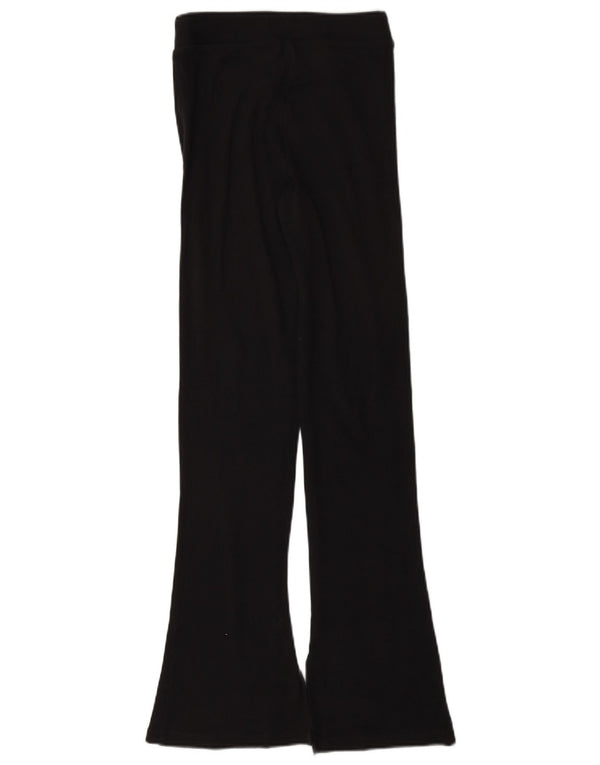 Zara Girls Flare Tracksuit Trousers 13-14 Years Grey Cotton