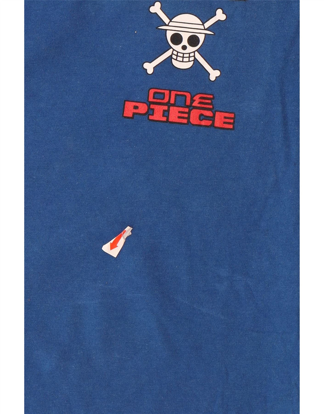 VANS Boys Straw Hat Crew Graphic Top Long Sleeve 14-15 Years XL Blue