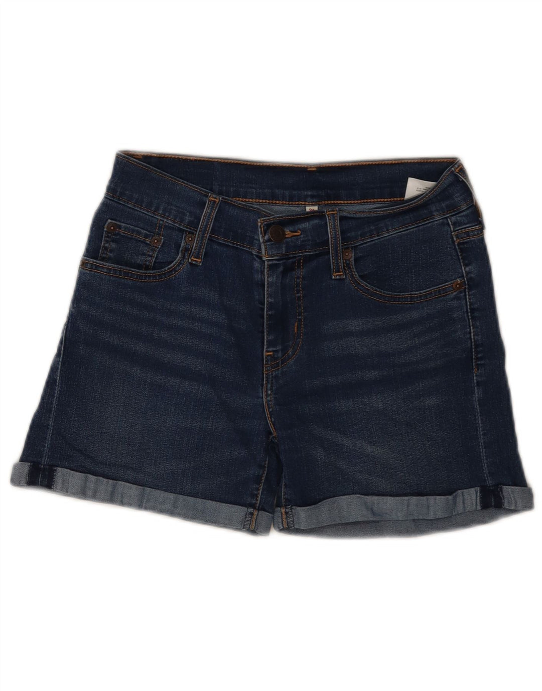 Levi's Womens Denim Shorts W26 Small Navy Blue Cotton