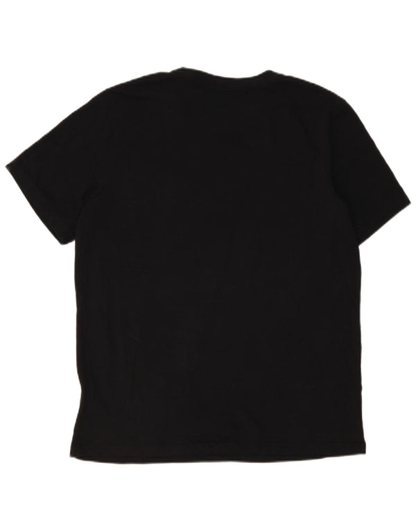 Nike Mens Dri Fit T-Shirt Top Large Black Cotton
