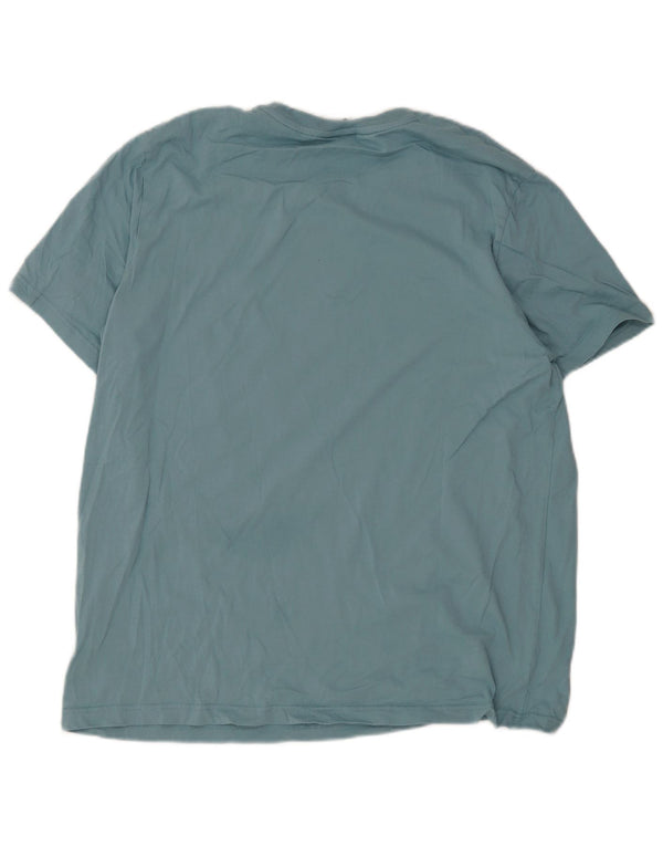 Nike Mens Graphic T-Shirt Top 2XL Blue Cotton