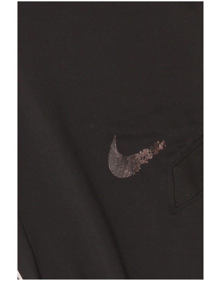Nike Mens Dri Fit Tracksuit Trousers Small Black Polyester