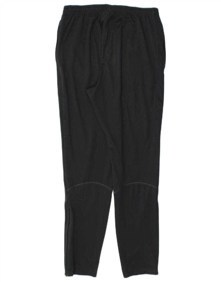 NIKE Mens Dri Fit Tracksuit Trousers Small  Black Polyester