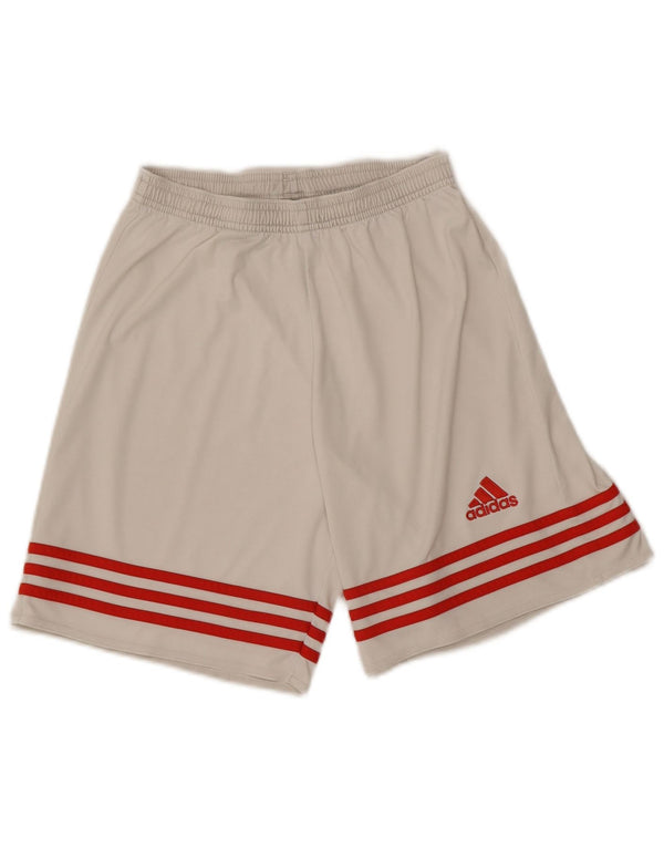 Adidas Mens Climalite Sport Shorts Small  White Polyethylene