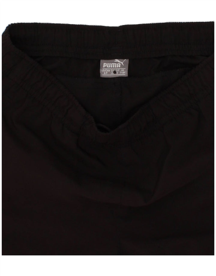 PUMA Boys Sport Shorts 7-8 Years Black Polyester Vintage Puma and Second-Hand Puma from Messina Hembry 