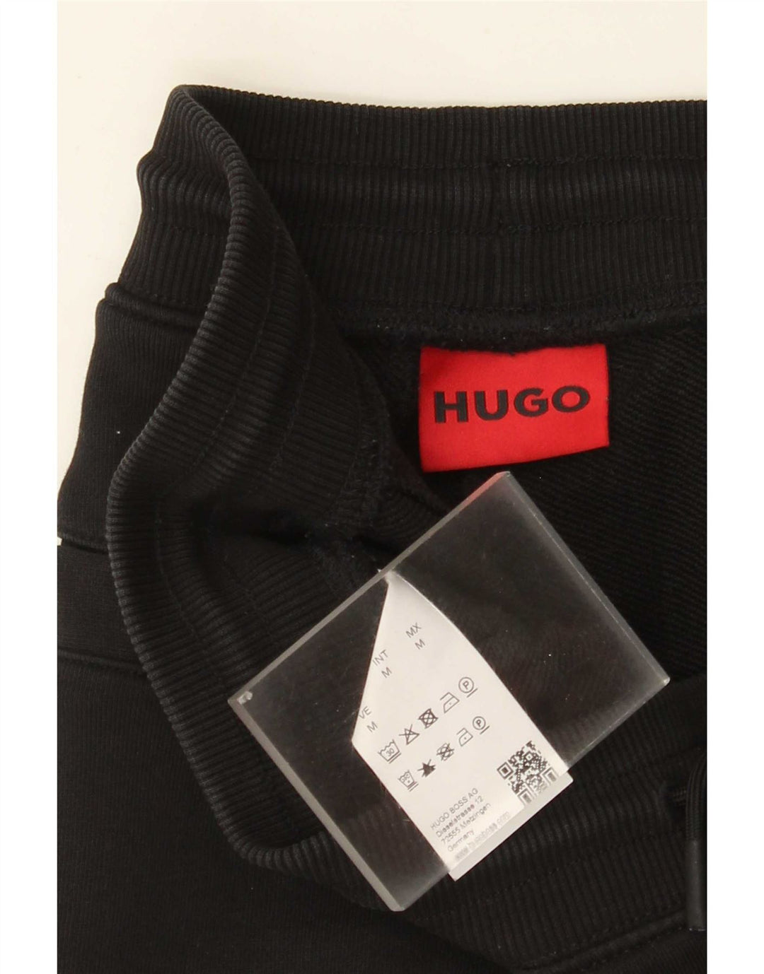 Hugo Boss Mens Sport Shorts Medium Black Cotton