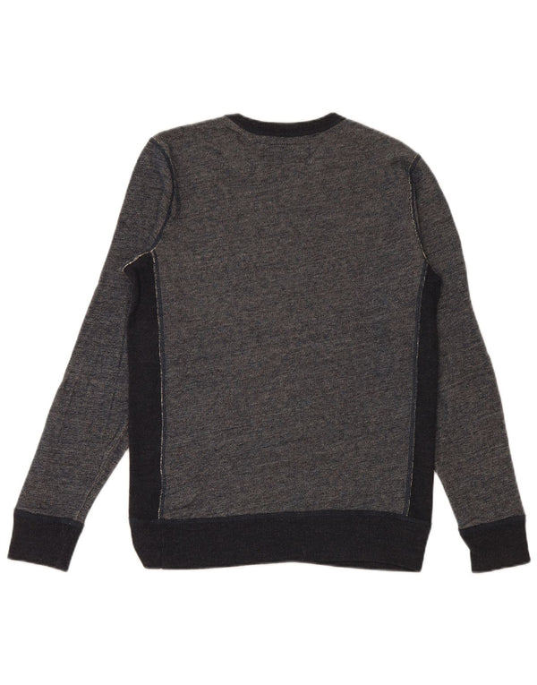 RALPH LAUREN Mens Graphic Sweatshirt Jumper Small Navy Blue Cotton