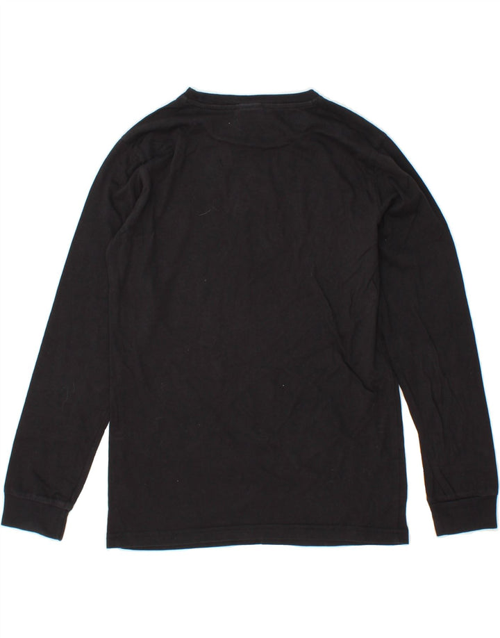 CHAMPION Boys Graphic Top Long Sleeve 11-12 Years Large Black Vintage Champion and Second-Hand Champion from Messina Hembry 
