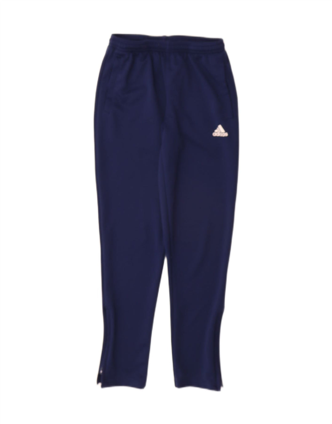 ADIDAS Boys Climalite Tracksuit Trousers 11-12 Years  Navy Blue Polyester