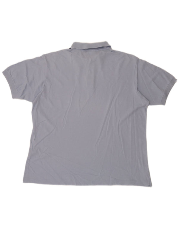 Lacoste Mens Polo Shirt Size 7 2XL Blue Cotton