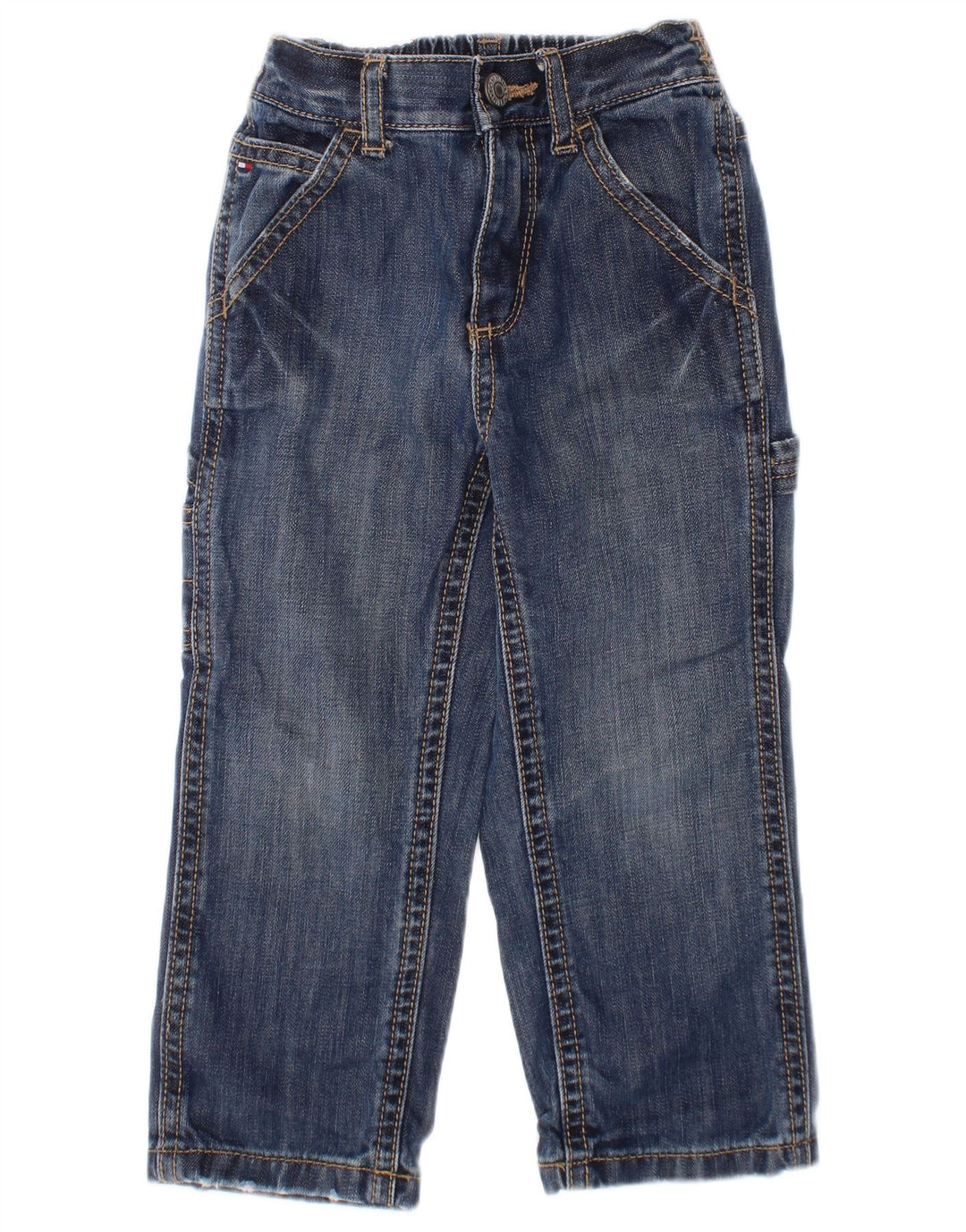 TOMMY HILFIGER Baby Boys Cargo Straight Jeans 18-24 Months W20 L12 Blue
