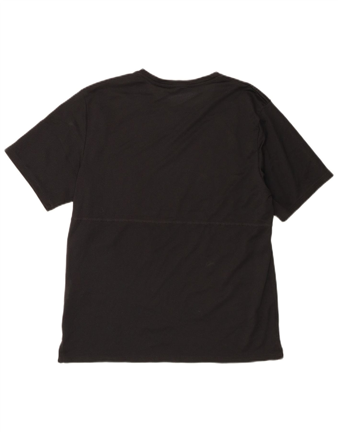 Nike Mens Dri Fit T-Shirt Top Medium Black Polyester