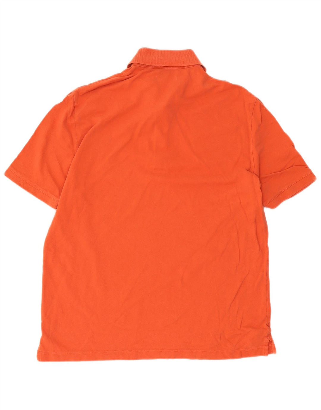 Cos Mens Regular Polo Shirt Large Orange