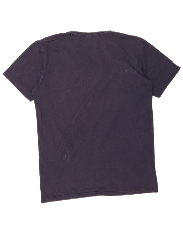G-STAR Mens T-Shirt Top Medium Navy Blue Cotton