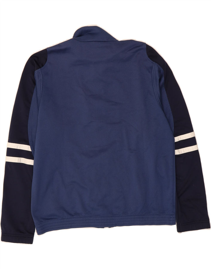 ASICS Mens Tracksuit Top Jacket Medium Navy Blue Vintage Asics and Second-Hand Asics from Messina Hembry 