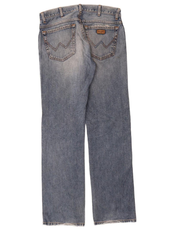 Wrangler Mens Dakota Straight Jeans W32 L34 Blue Cotton