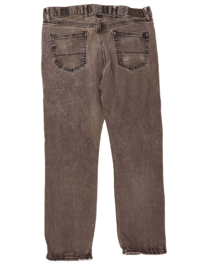 Marks & Spencer Mens Straight Jeans W38 L31 Black Cotton