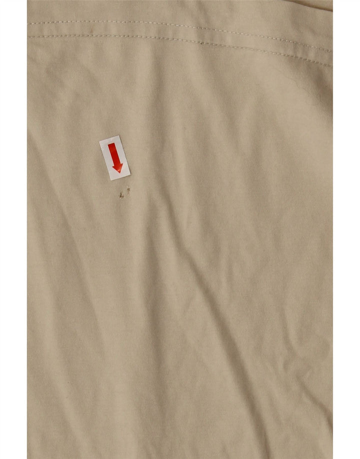 FILA Mens T-Shirt Top Large Beige