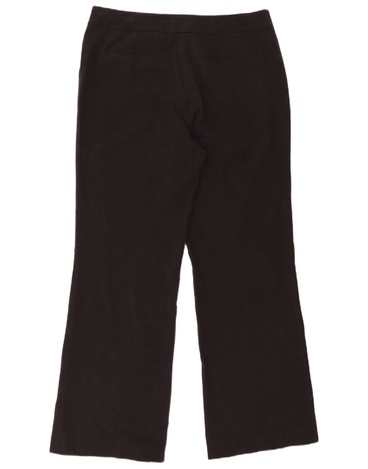 CALVIN KLEIN Womens Bootcut Chino Trousers US 12 Large W34 L32 Black