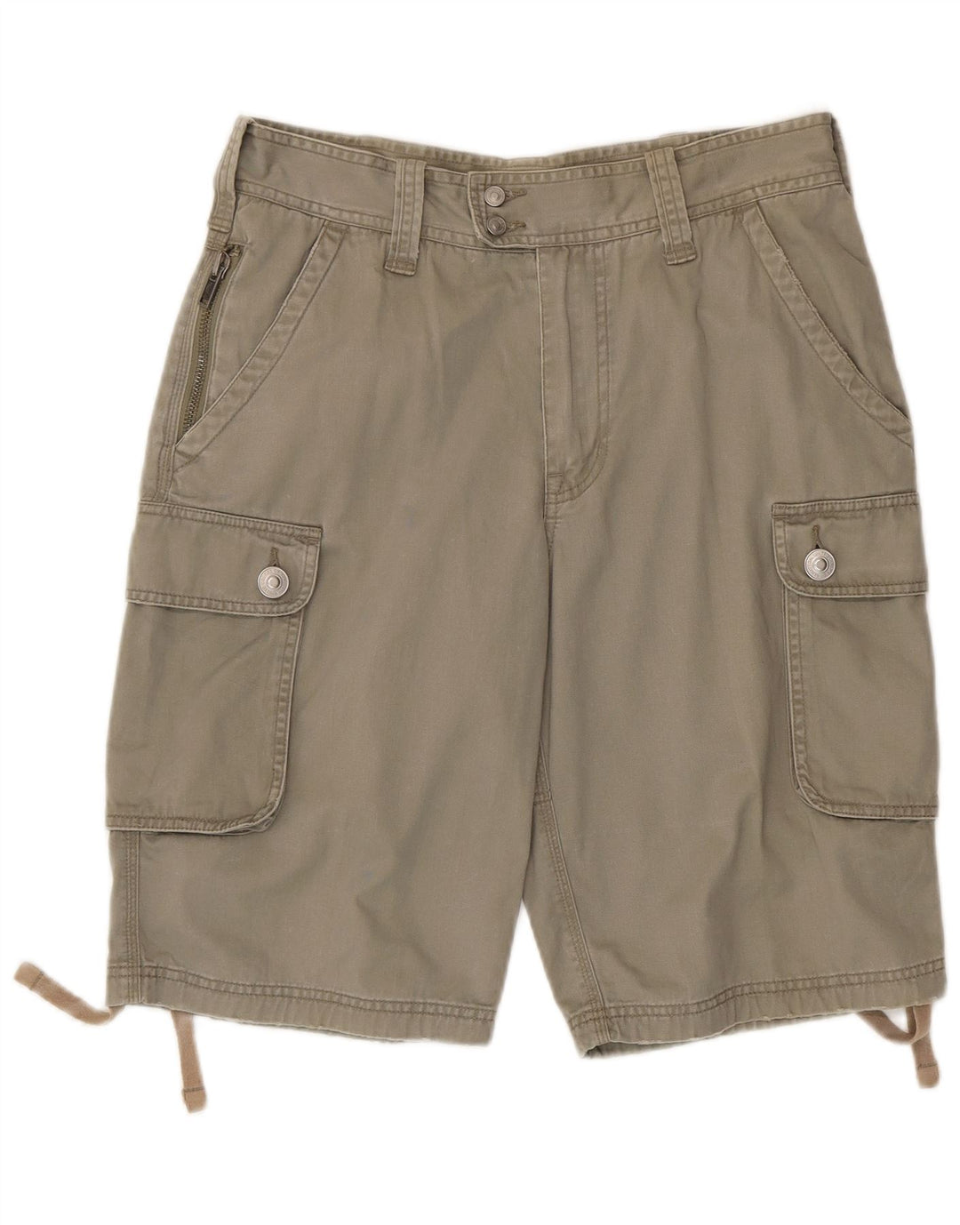 BENETTON Mens Cargo Shorts IT 46 Small W32  Beige Cotton