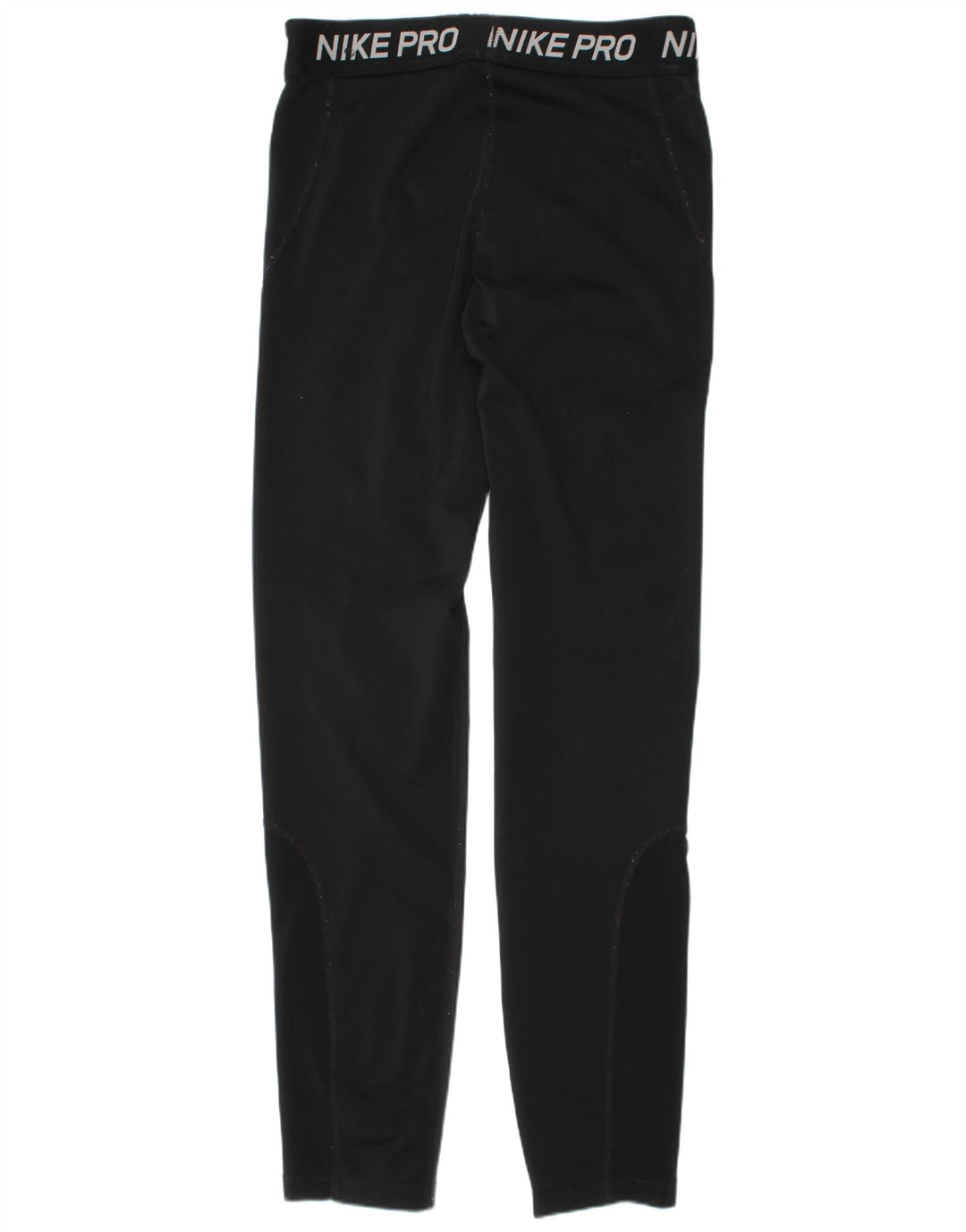 Nike Girls Graphic Leggings 13-14 Years Black Polyester