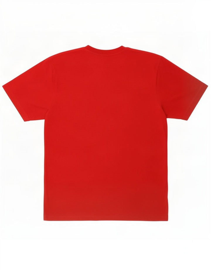 Umbro Mens Graphic T-Shirt Top Large Red Polyester