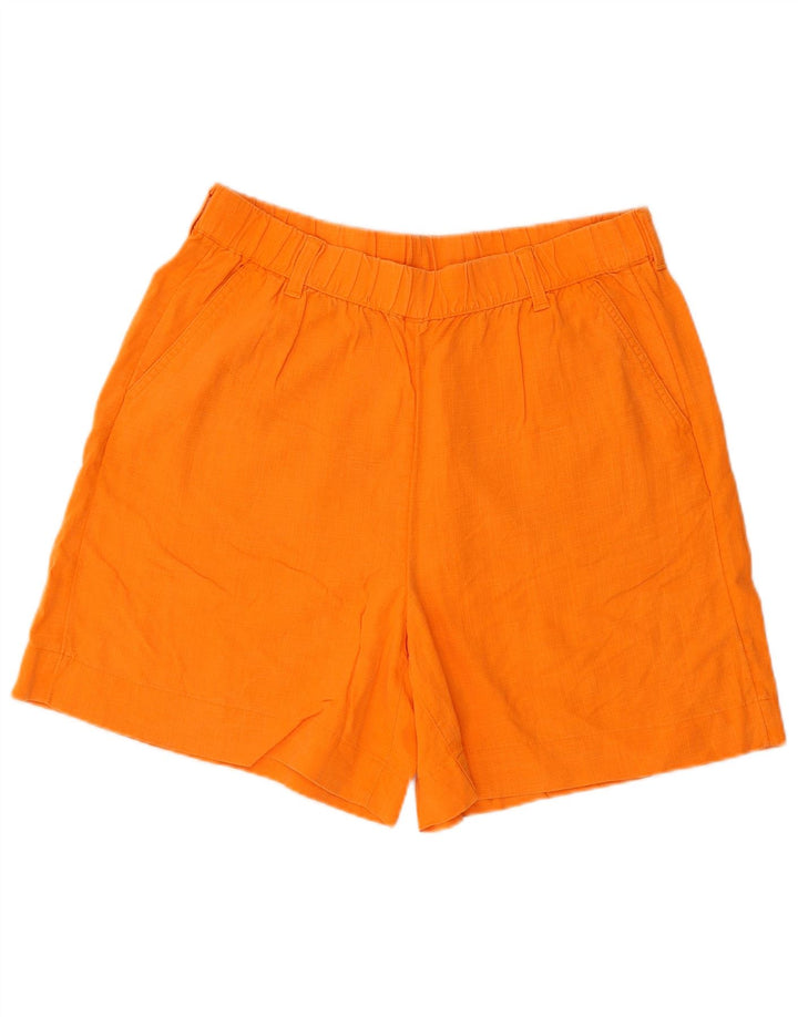 MARKS & SPENCER Womens Per Una Chino Shorts UK 12 Medium W32  Orange