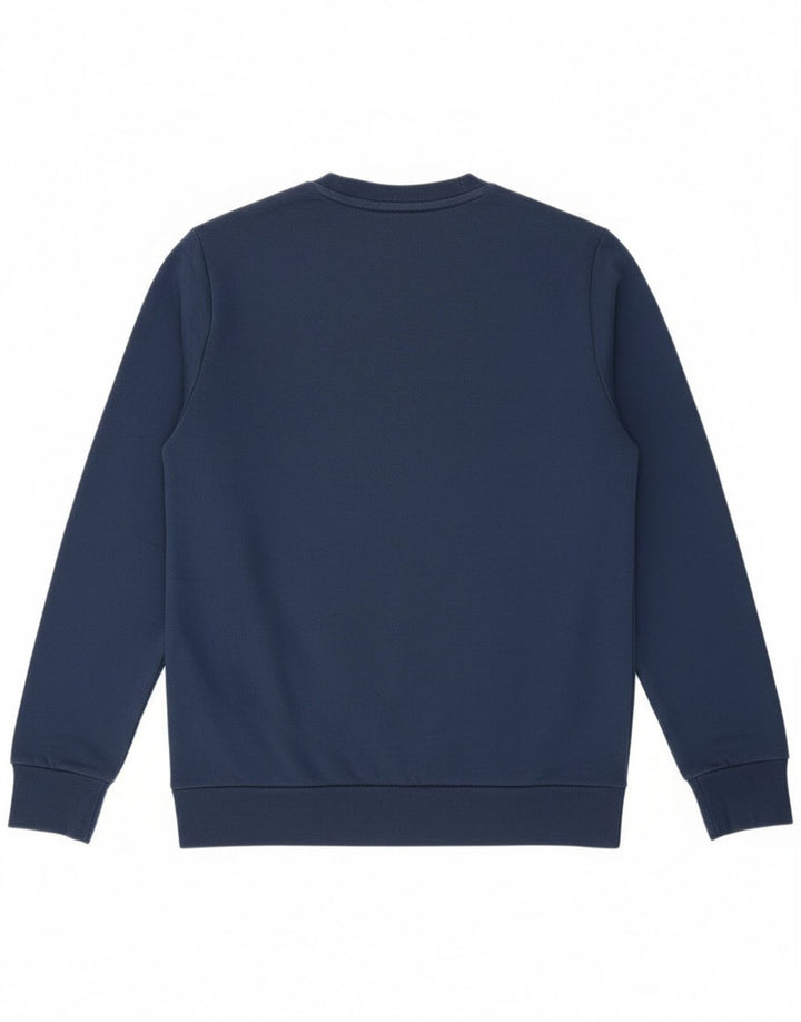 Adidas Boys Graphic Sweatshirt Jumper 13-14 Years Blue Cotton