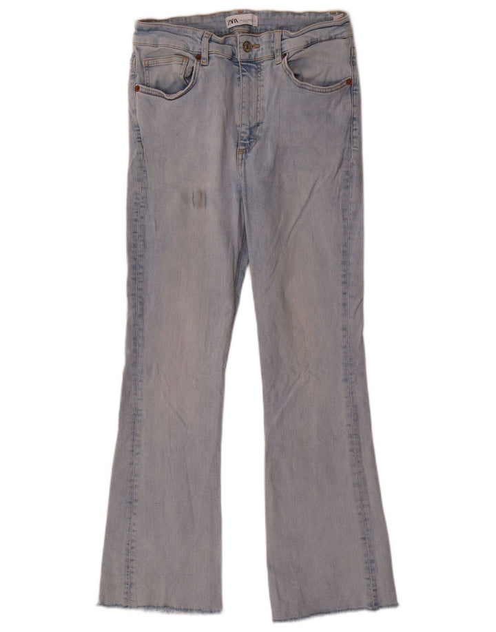Zara Womens Flared Jeans EU 42 Large W32 L27 Blue Cotton
