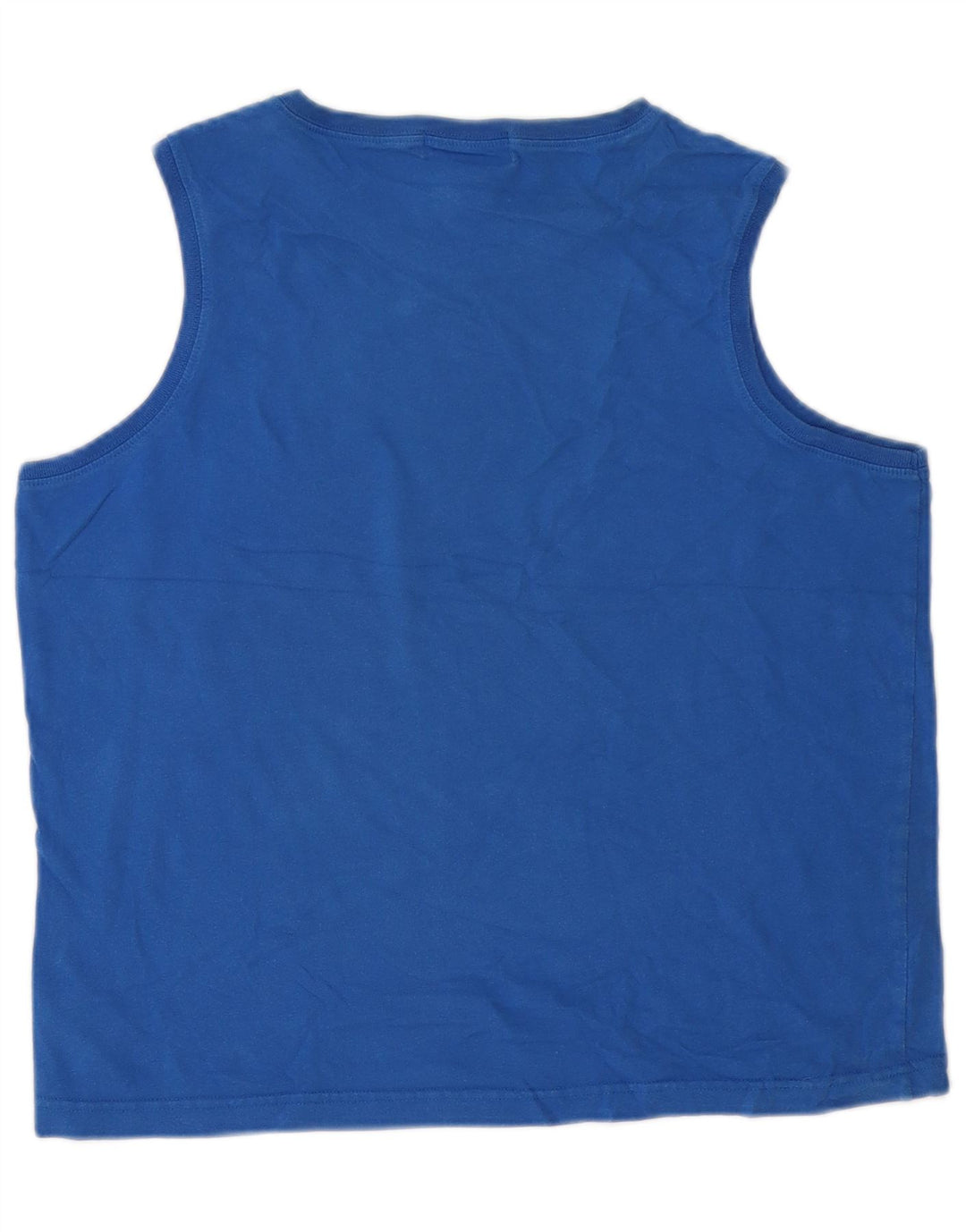 Eddie Bauer Womens Vest Top UK 16 Large Blue Cotton