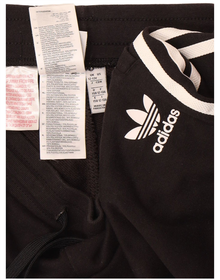 Adidas Boys Sport Shorts 12-13 Years  Black Cotton