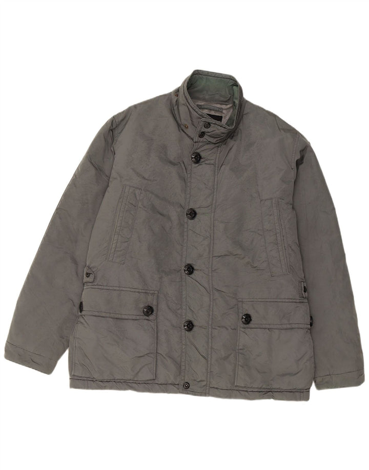 Marina Yachting Mens Padded Jacket IT 56 3XL Grey Nylon