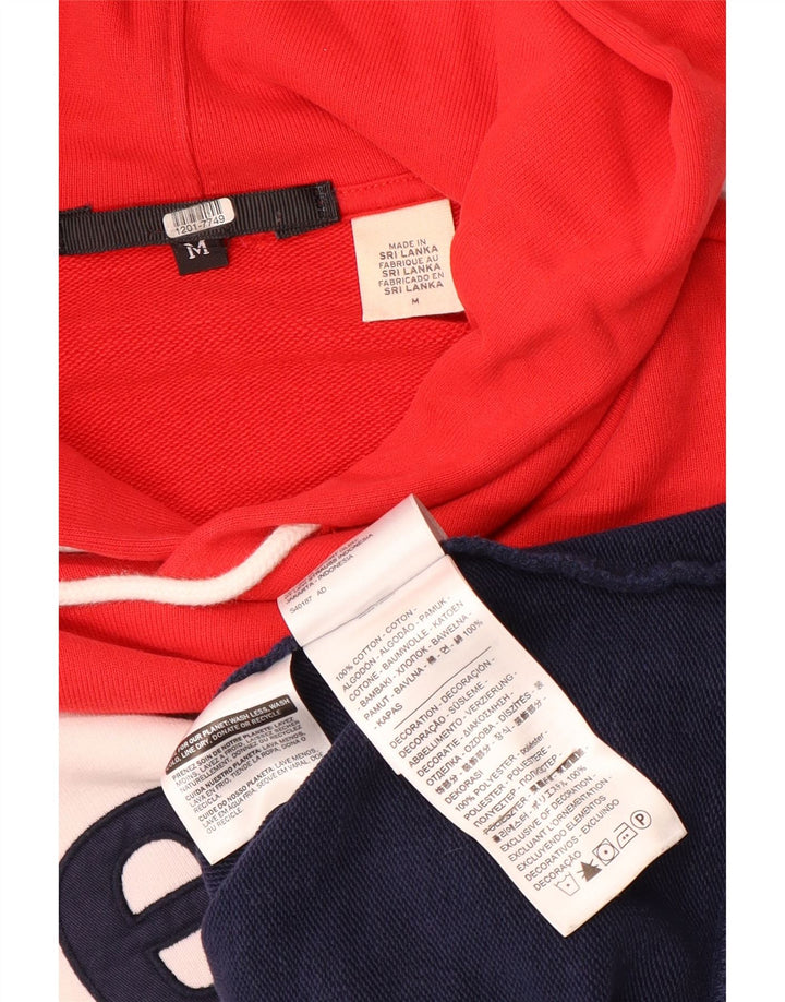 Levi's Mens Graphic Hoodie Jumper Medium Multicoloured Colourblock Cotton