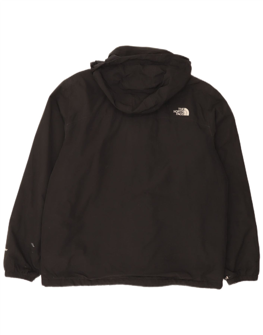 The North Face Mens Hooded Windbreaker Jacket UK 40 Large Black Polyester
