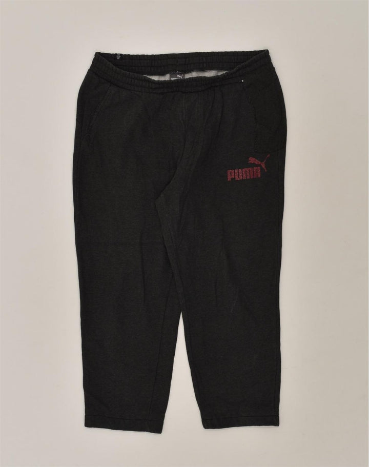 PUMA Mens Capri Tracksuit Trousers Large Grey | Vintage Puma | Thrift | Second-Hand Puma | Used Clothing | Messina Hembry 
