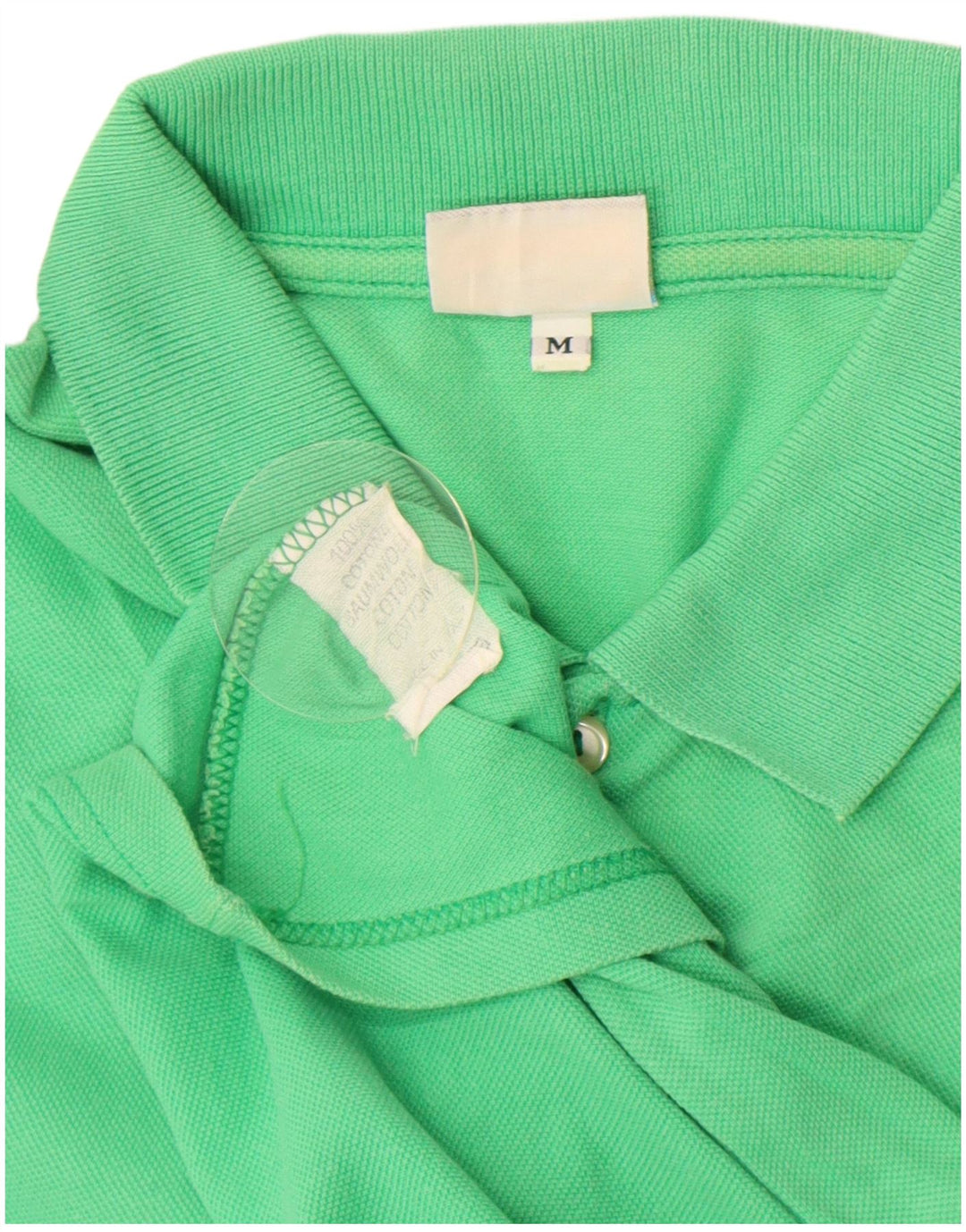 Kappa Mens Polo Shirt Medium Green Cotton