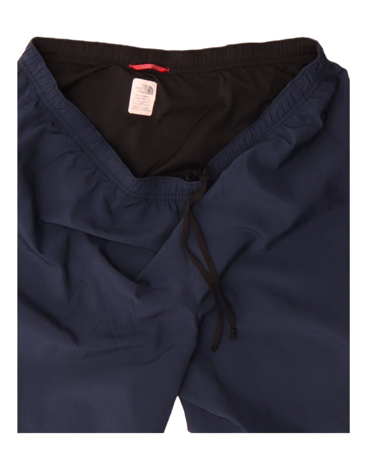 The North Face Mens Sport Shorts Large Navy Blue Polyester