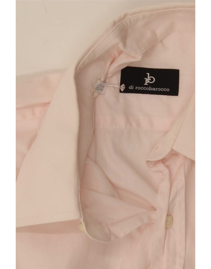 Roccobarocco Mens Shirt Size 42 16 1/2 Large Pink