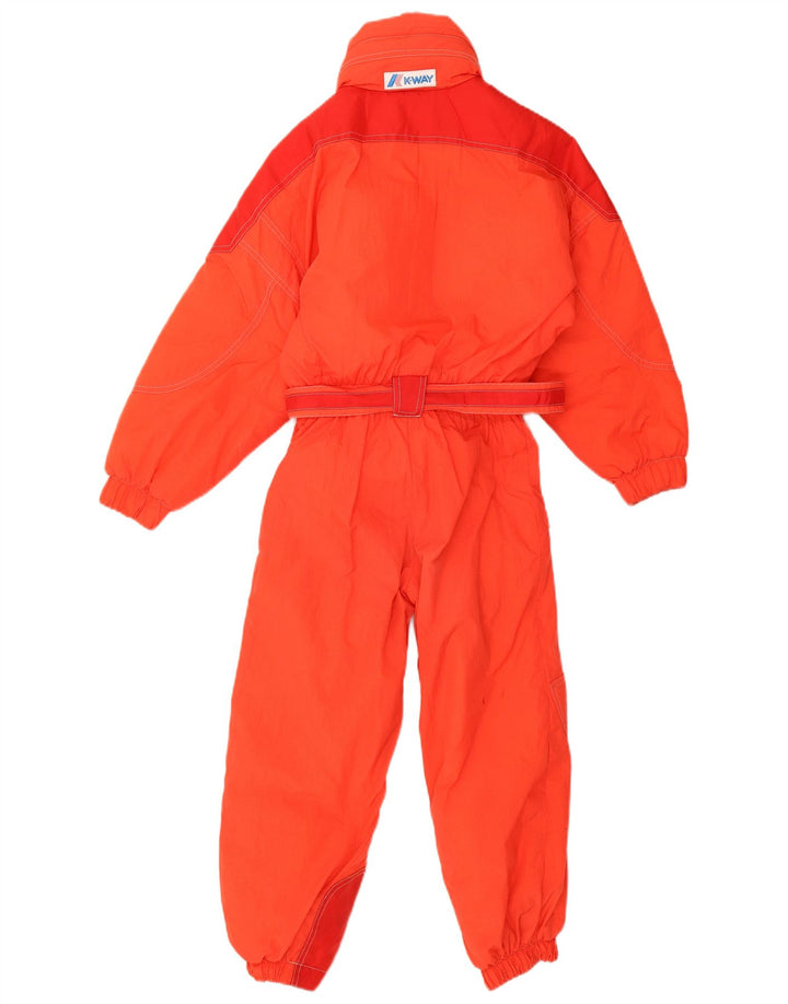 Vintage Boys Ski Jumpsuit 7-8 Years Red Polyamide