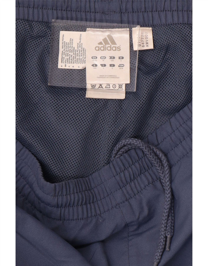 ADIDAS Mens Tracksuit Trousers UK 40/42 Medium Blue Polyester