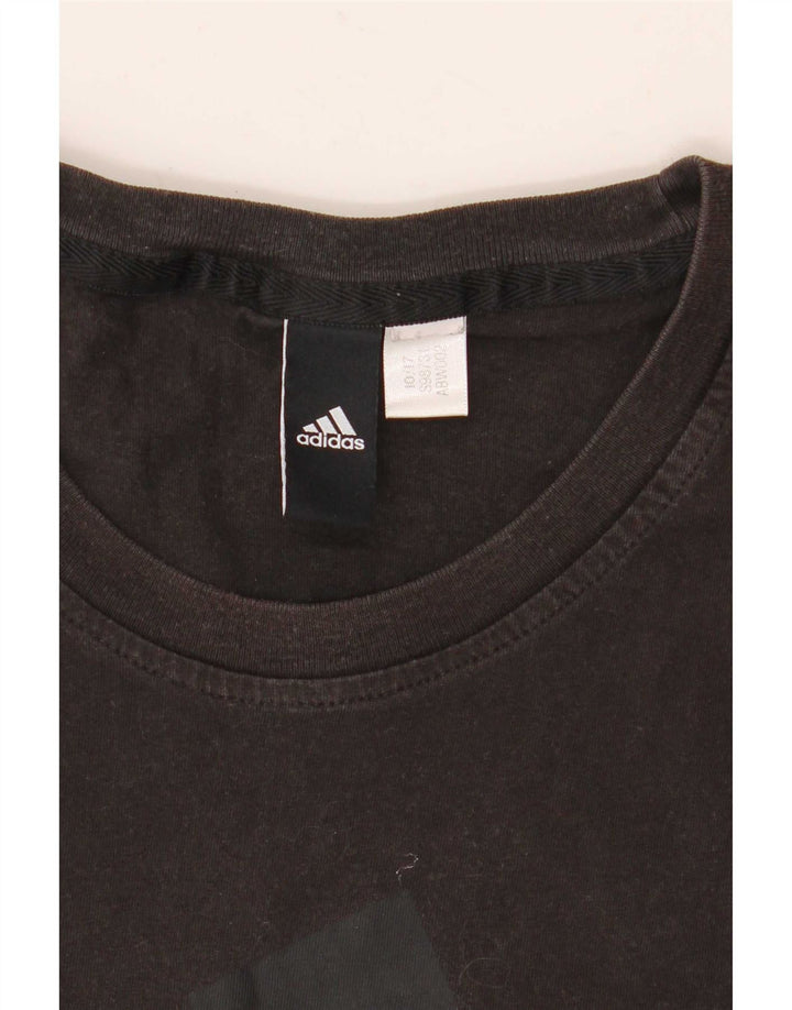 Adidas Mens Graphic T-Shirt Top Medium Black