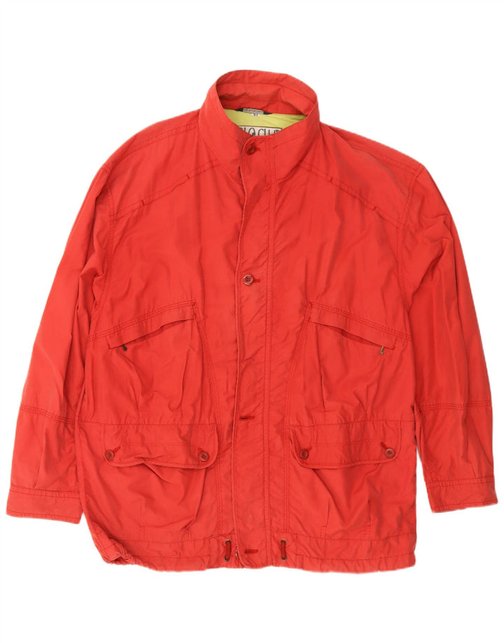 Faciba Mens Utility Jacket IT 54 2XL Red Cotton