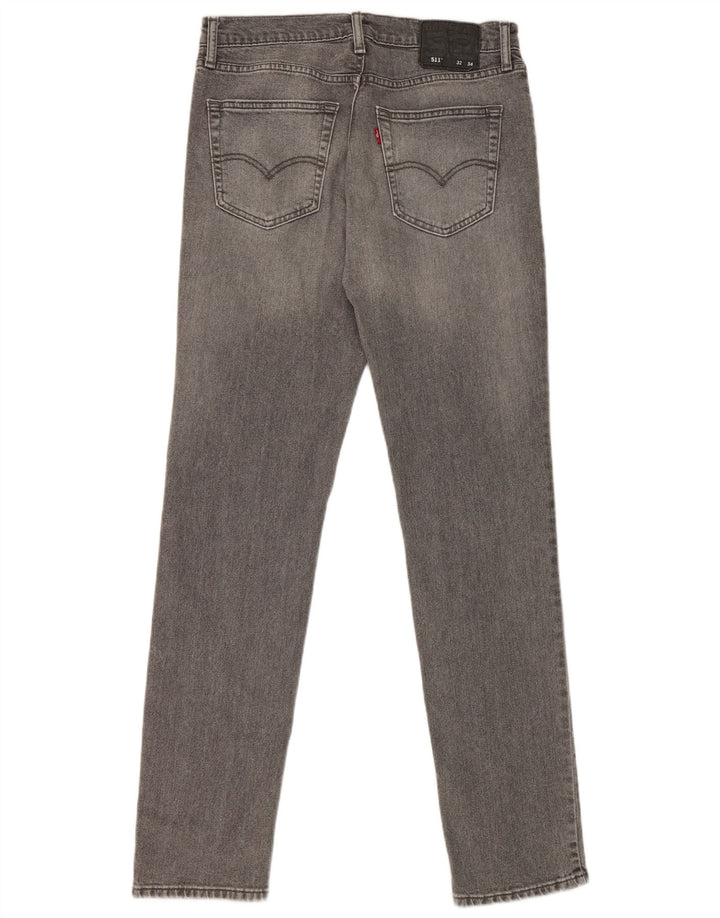 Levi's Mens 511 Slim Jeans  W32 L34 Grey Cotton
