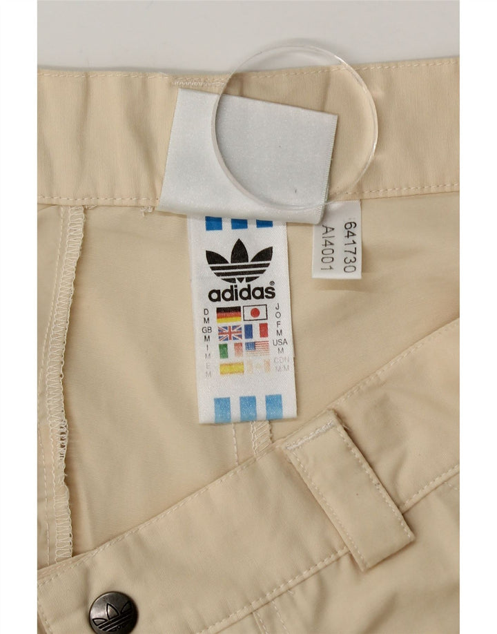 Adidas Mens Cargo Shorts Medium W32  Beige Cotton